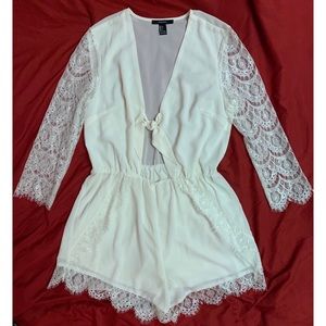 Forever 21 Lace Romper
